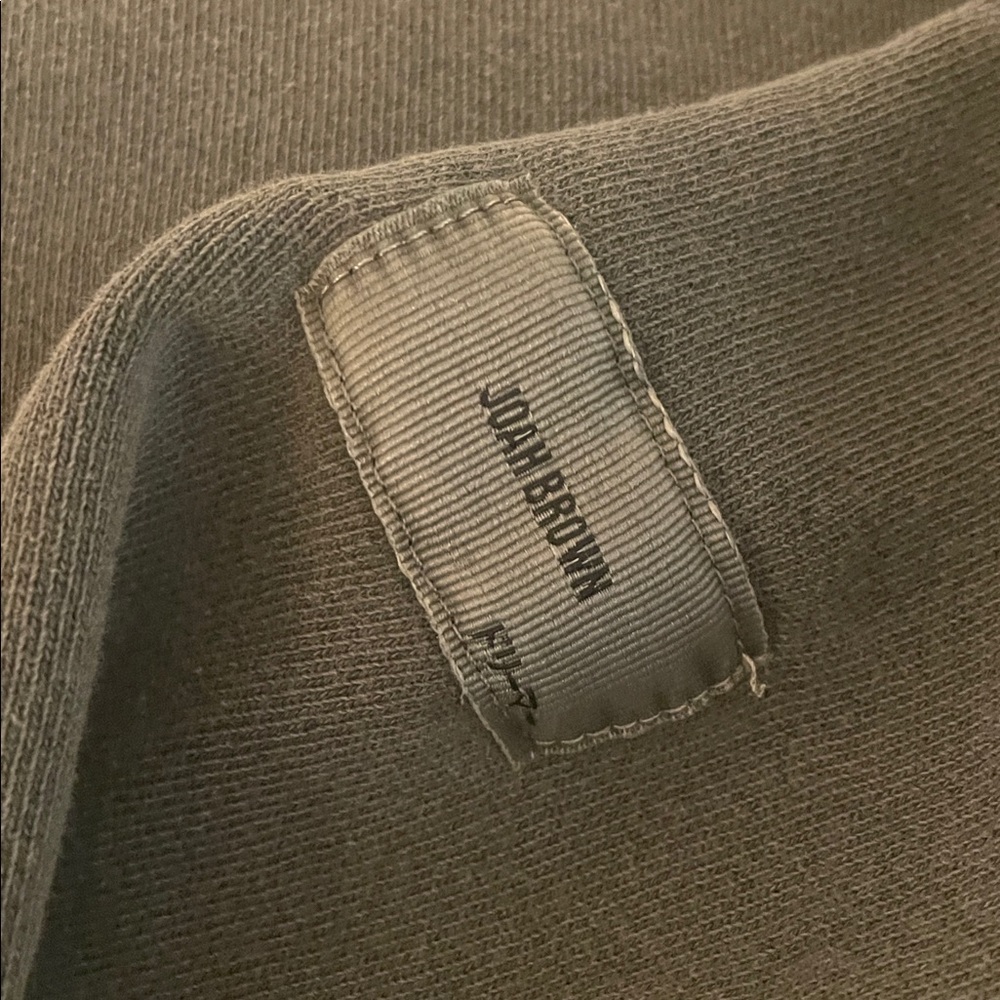 Joah Brown SLOUCHY PULLOVER SWEATSHIRT in small,
Color sage green - Picture 2 of 8